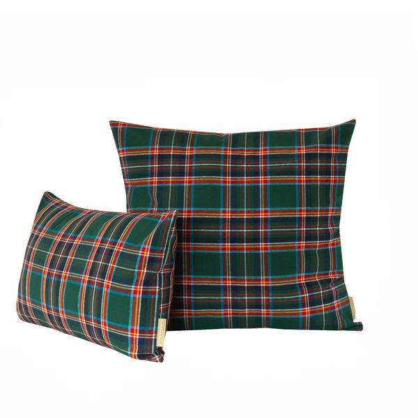 Poszewka Świąteczna Zielona krata Poduszka 40x60cm zdjęcie 2