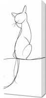 Obraz 30x70cm Elegancja w Jednej Linii