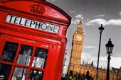 FOTOTAPETA LONDYN BIG BEN BUDKA TELEFONICZNA