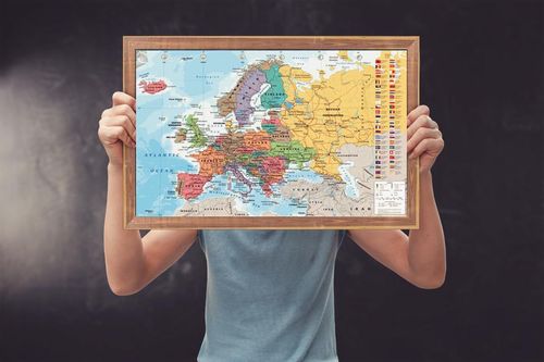 Mapa Europy - plakat 91,5x61 cm na Arena.pl