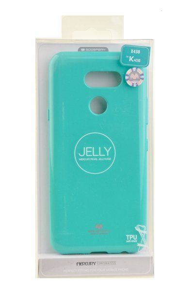 Etui Mercury Goospery Jelly Case do LG K40s miętowy zdjęcie 4
