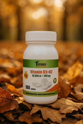 Futures Witamin D3 10000 IU + K2 MK-7 200µg 180 tabletek – odporność, kości na Arena.pl