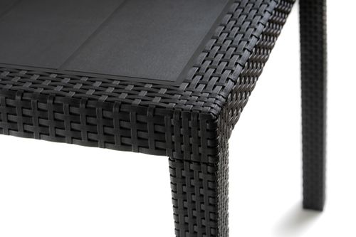 Zestaw Mebli Ogrodowych NAPOLI MINI 6 Rattan Antracyt na Arena.pl