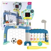 BRAMKA  Z TABLICĄ LED 5W1 DLA DZIECI SPORTOWA