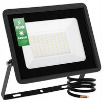 Naświetlacz LED 50W HALOGEN LAMPA REFLEKTOR IP65 WODOODPORNY ZEWNĘTRZNY