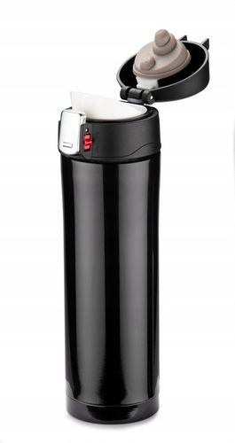 Termos Kubek Termiczny LOCK 440 ml Czarny na Arena.pl