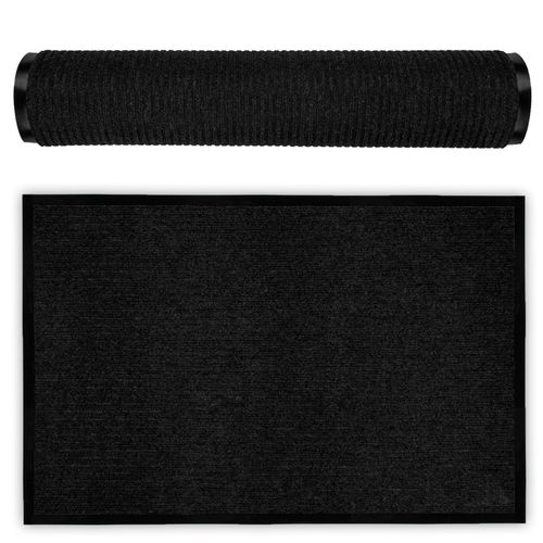 Mata wycieraczka do butów pod drzwi wejściowa czarna zewnętrzna 120 x 180cm na Arena.pl