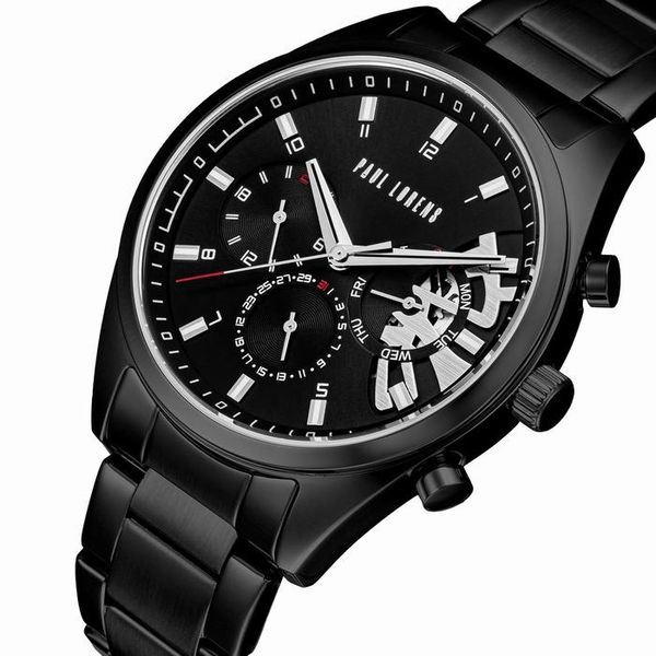 zegarek męski paul lorens pl20003b-1a5 + box zdjęcie 2