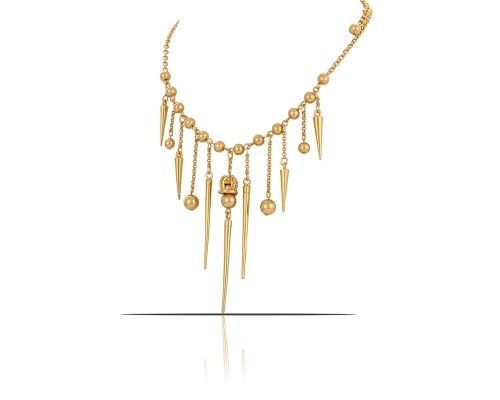 naszyjnik z kulkami i sopelkami (c23/zim/53au) na Arena.pl