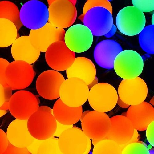 Lampki choinkowe 200 Led kuleczki multikolor z programatorem na Arena.pl