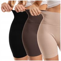 Kolarki Legginsy Damskie Wysoki Stan Prążkowane Zestaw 3-PAK MORAJ L/XL