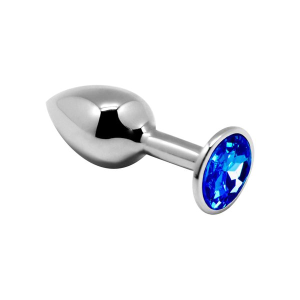 Mini Metal Butt Plug M Blue zdjęcie 1