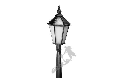 LAMPA B10 Z KLOSZEM ŻELIWNYM ŚREDNIM 1-OŚW. ŻELIWNA LAMPA OGRODOWA RETRO ELEGANCKA DO OGRODU ZEWNĘTRZNA na Arena.pl