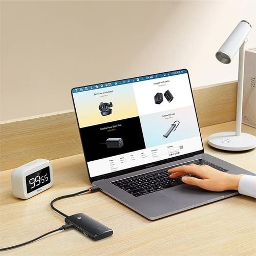 HUB USB-C adapter Baseus 2x USB3.0 HDMI 4K PD 100W na Arena.pl