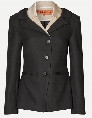 Double Collar Tailored Jacket Butter Milk L na Arena.pl