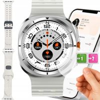 Nowoczesny Zegarek Męski - Elegancki Smartwatch z Funkcjami Zdrowotnymi