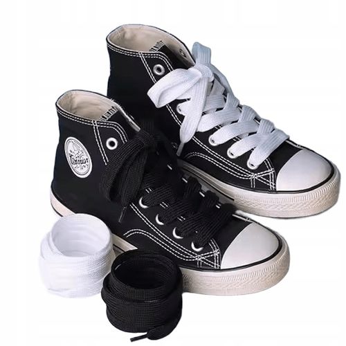 Białe Sznurówki sznurowadła do Adidas Campus 00s 150 cm szerokie grube na Arena.pl