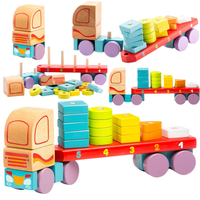 drewniana ciężarówka sorter klocki cubika lm-13 13425