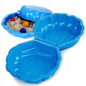 DUŻA PIASKOWNICA basen 2w1 plastikowa muszla XL zamykana 2 el. Paradiso