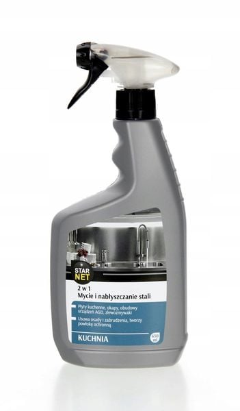 STARNET KUCHNIA MYCIE I NABŁYSZCZANIE STALI 650ML zdjęcie 2