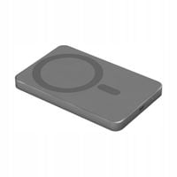POWER BANK indukcyjny Kruger&Matz 5000 mAh magnetyczny szary aluminium