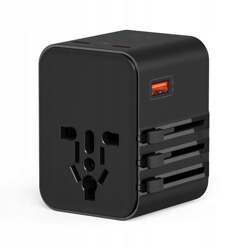 Uniwersalna Przejściówka ADAPTER Gniazda USA UK EU AUST Ładowarka USB na Arena.pl