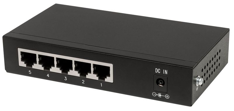 INTELLINET SWITCH GIGA 5X POE+ DESKTOP 561228 zdjęcie 4