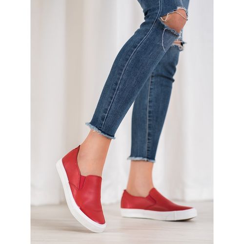 Czerwone Trampki Slip On r.40 na Arena.pl
