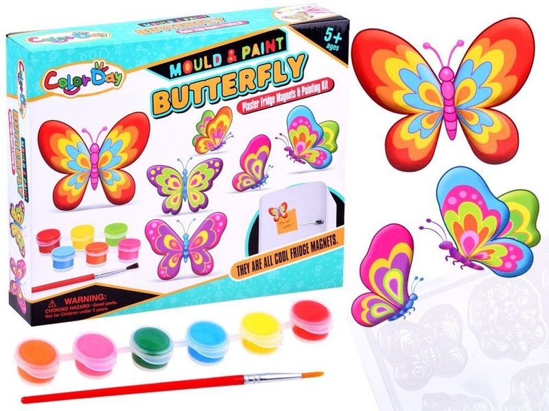 Zestaw magnesy Zrób to sam - Motyle zdjęcie 1