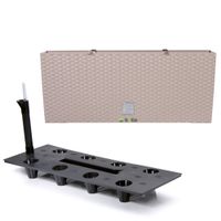 Donica skrzynka wkład nawadniający 33x80x32 cm mocca