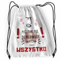 Plecak Dla Wiktora Sportowy Szkolny Worek Torba Z Nadrukiem Ze Zdjęciem