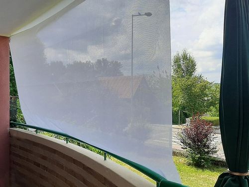 ŻAGIEL PRZECIWSŁONECZNY ZACIENIACZ OGRODOWY BIAŁY EKONOMICZNY DACH 3,2X3,2 na Arena.pl