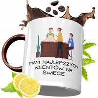 Kubek Bordowy Dla Barmana Na Urodziny Prezent Z Nadrukiem Ze Zdjęciem