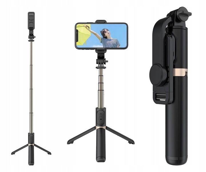 SELFIE STICK STATYW DO TELEFONU TRIPOD Z PILOTEM KIJEK STATYW BLUETOOTH BT zdjęcie 2