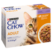 purina cat chow adult z jagnięciną i zieloną fasolką w galaretce