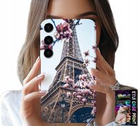 ETUI DO SAMSUNG GALAXY S24 PLUS - PARYŻ WIEŻA EIFFLA PIĘKNE MIEJSCA PLECKI