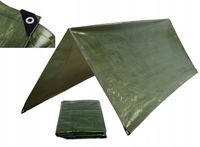 TARP Płachta Biwakowa Plandeka Survivalowa Ochronna 1,8x3 m Survival Mocna
