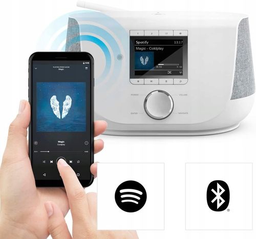 Radio sieciowe FM Hama DIR3300SBT FM, DAB+, radio internetowe, Bluetooth na Arena.pl