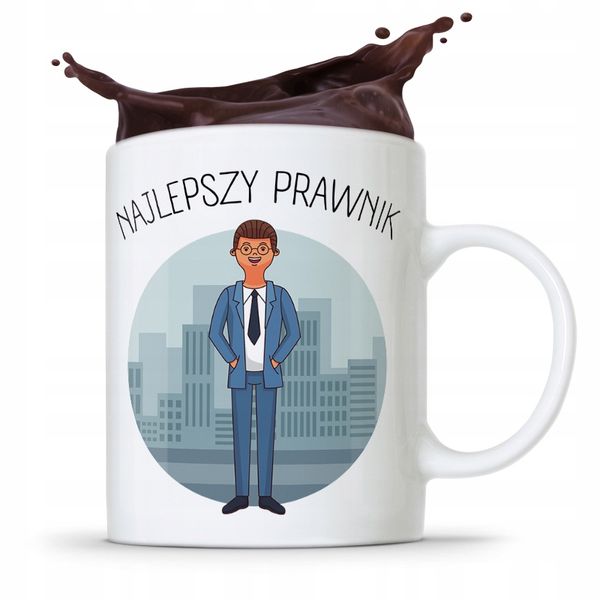 Kubek Prawnika Mecenasa Najlepszy Prawnik Prezent Z Nadrukiem Ze Zdjęciem zdjęcie 1