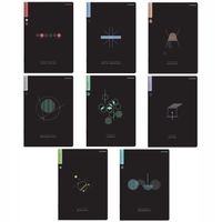 8 x ZESZYTY PRZEDMIOTOWE A5 DO KLAS 7-8 I LICEUM, TOP 2000 CZARNE