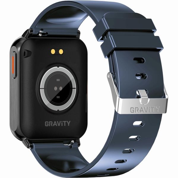 smartwatch gravity granatowo czarny 2 paski gt17-9 zdjęcie 11