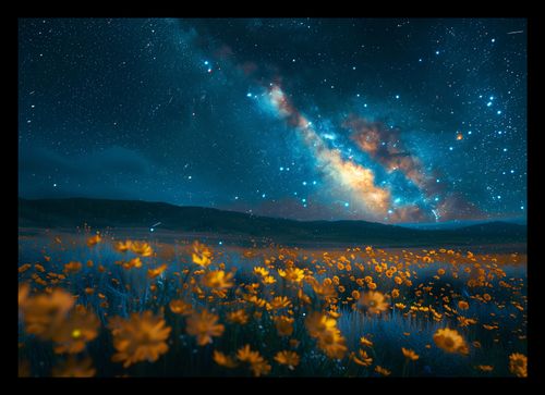 Plakat 29,7x21cm Nocne Niebiosa na Arena.pl