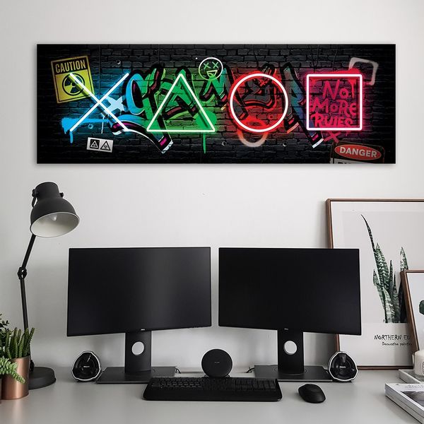 Emaga Obraz na płótnie, Kontroler abstrakcja - 150x50 zdjęcie 2