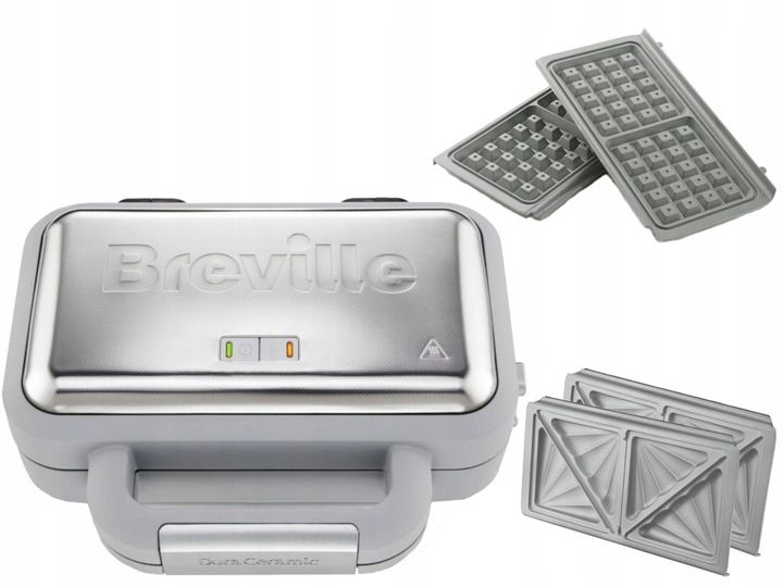 Gofrownica Breville VST072 850 W srebrny/szary zdjęcie 6