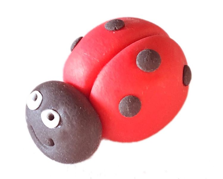 Cukrowa figurka na tort  biedronka zdjęcie 1