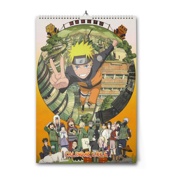 Kalendarz Naruto 2026 A4 zdjęcie 1