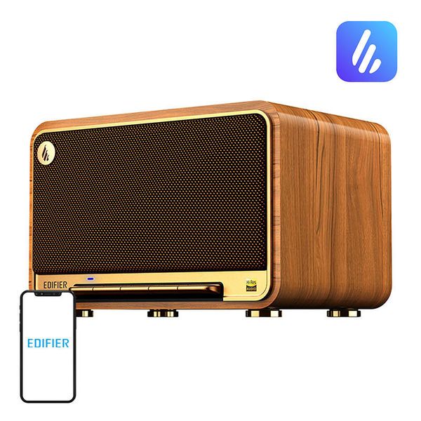 Głośnik Przenośny Edifier D32 Bluetooth 60W 12h Brązowy zdjęcie 1
