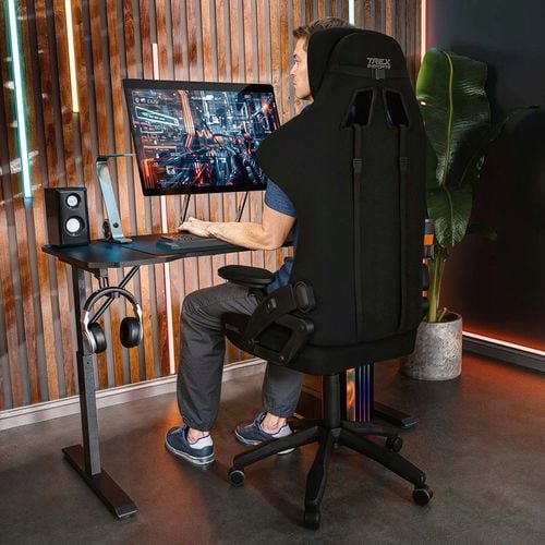 Biurko Gamingowe Regulowane 120x60cm Wysokość 56-79cm VECTOR TREX na Arena.pl