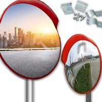 LUSTRO DROGOWE MAGAZYNOWE UCHWYT NIETŁUKĄCE SFERYCZNE WYPUKŁE 45cm 450mm