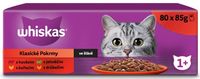 WHISKAS mokra karma dla kota wołowina kurczak jagnięcina drób sos 80x85 g